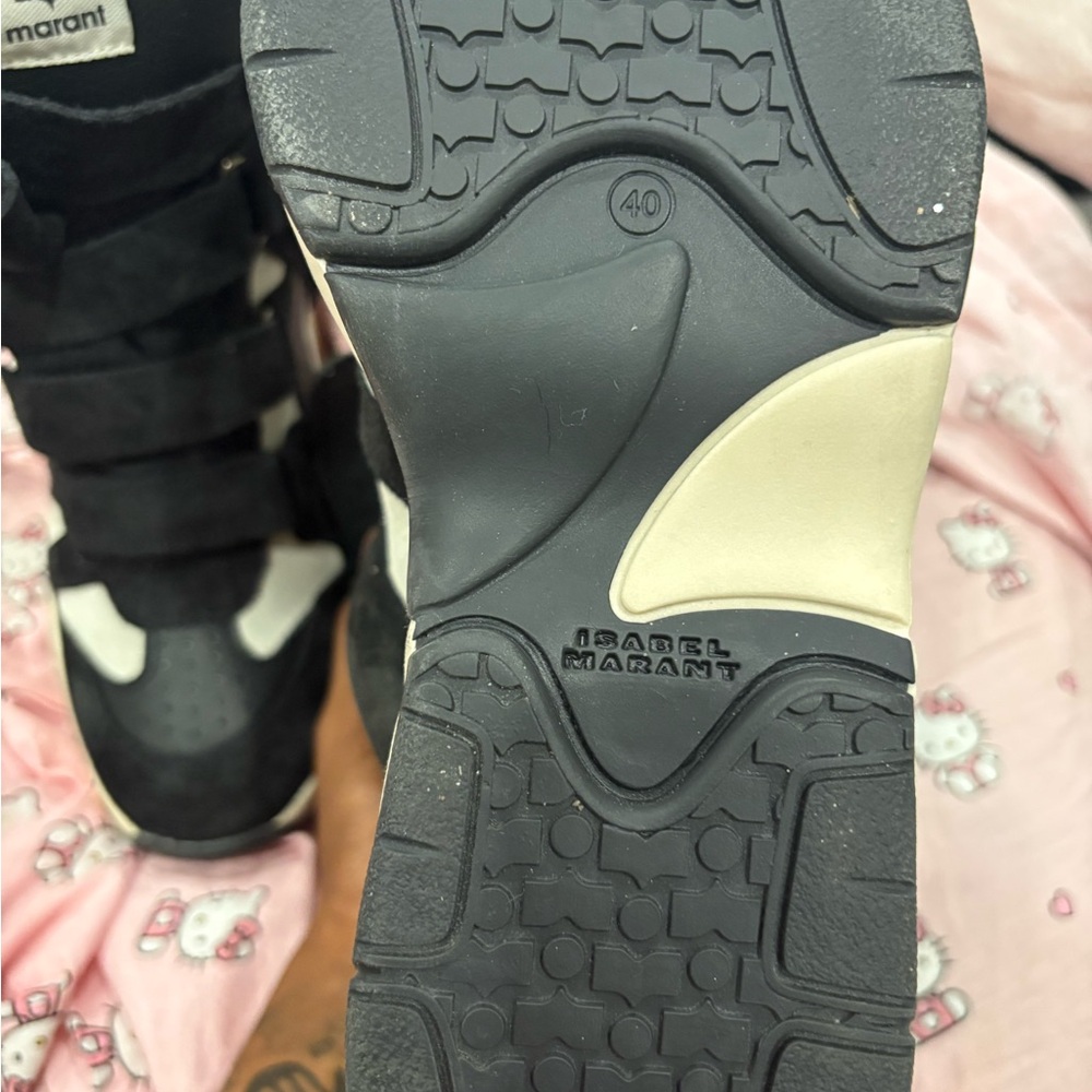 Isabel Marant Monochrome High-Top Sneakers